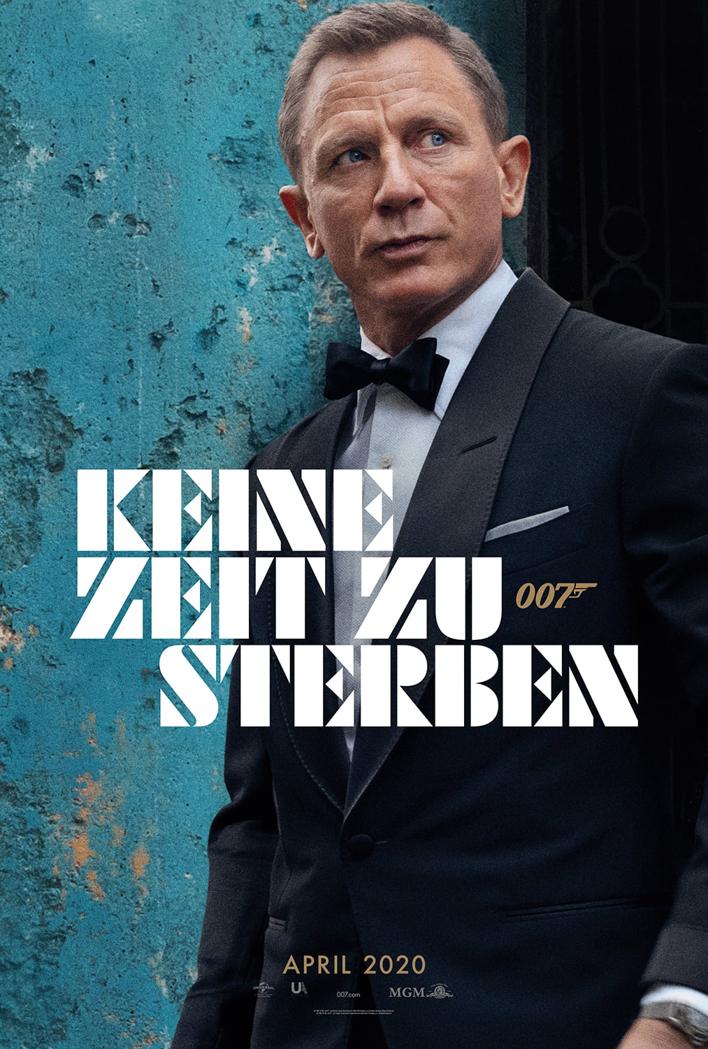 Das offizielle deutsche Teaser-Poster zu KEINE ZEIT ZU STERBEN (Online)© Universal Pictures Das offizielle deutsche Teaser-Poster zu KEINE ZEIT ZU STERBEN (Online)© Universal Pictures