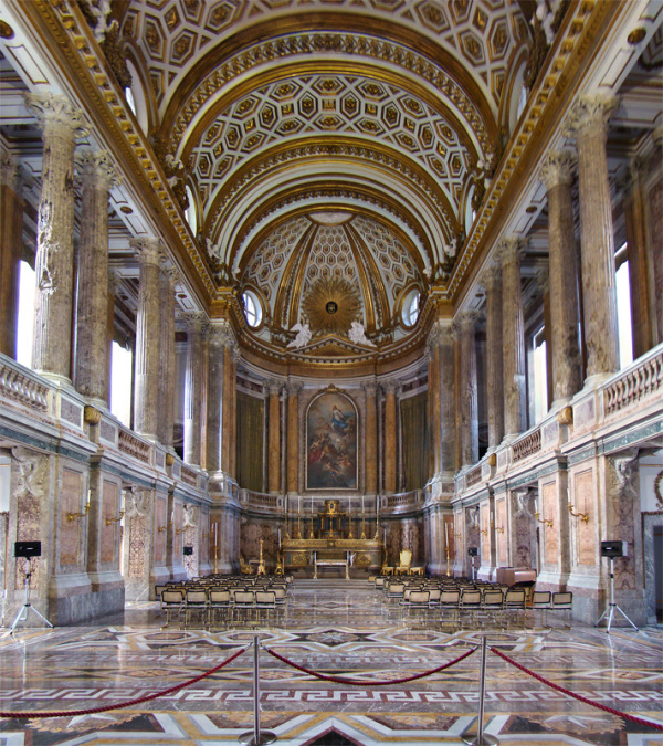 Die Schlosskapelle des Königspalasts © reggiaofcaserta.altervista.org